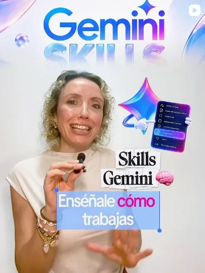 Encar Centella explicando Gemini Skills: enséñale cómo trabajas